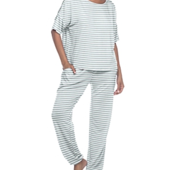 NWT Honeydew Womens Nightwear Comfy Pajama Set Green XS - Picture 2 of 2